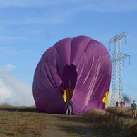 účastník zážitku (Přeštice, 60) na letu balónem