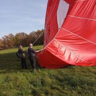 Martin Vaigl (Nová Strašecí, 50) na letu balónem